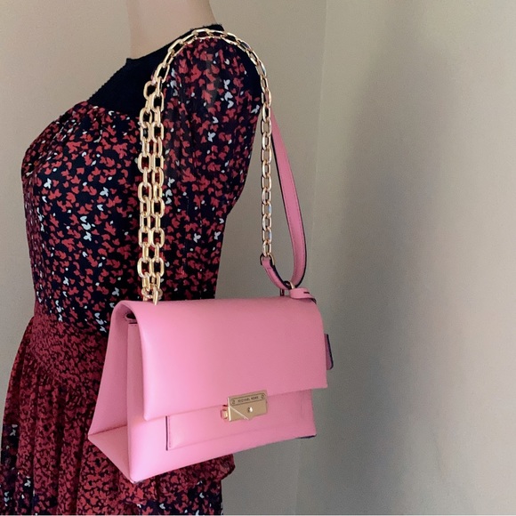 Michael Kors Cece Medium Shoulder Bag in tea rose - Picture 2 of 9